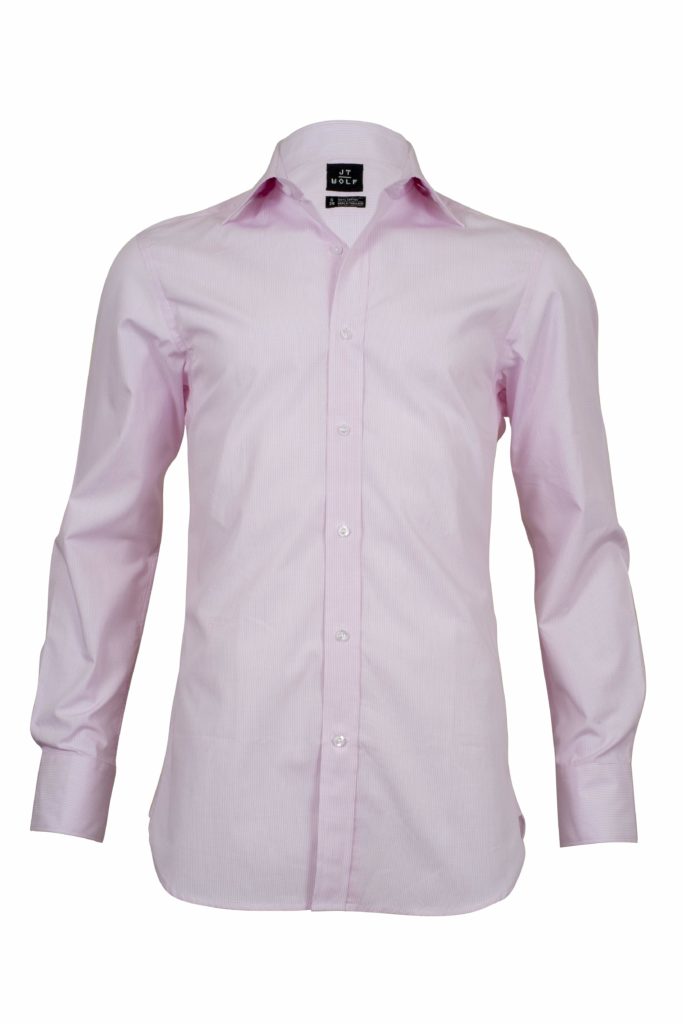 Classic Fit Pink Check Business Shirts F