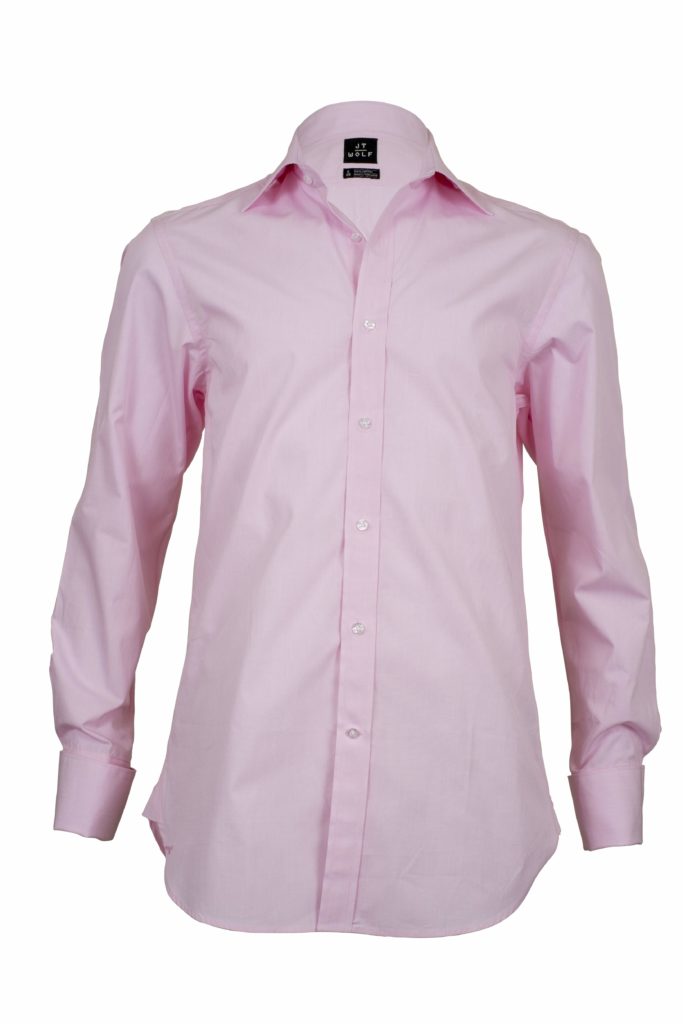 french solid pink business shirts f