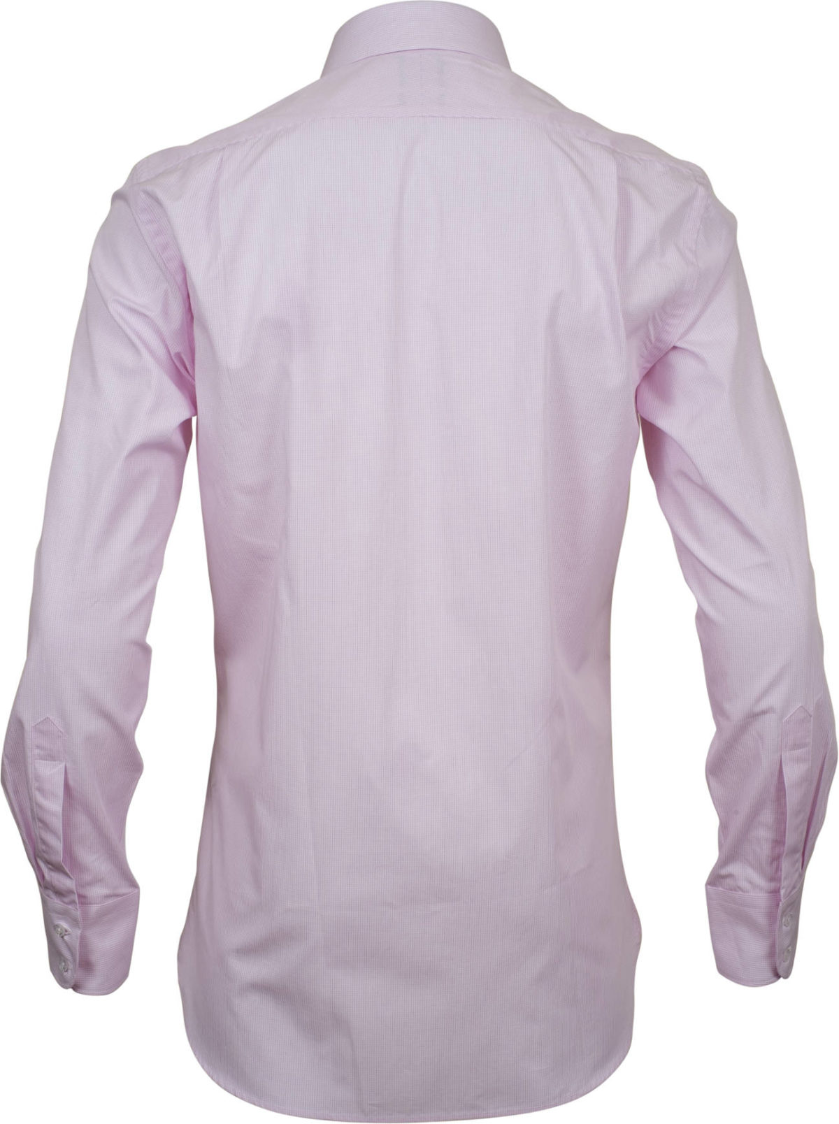 slim fit check pink business shirts back