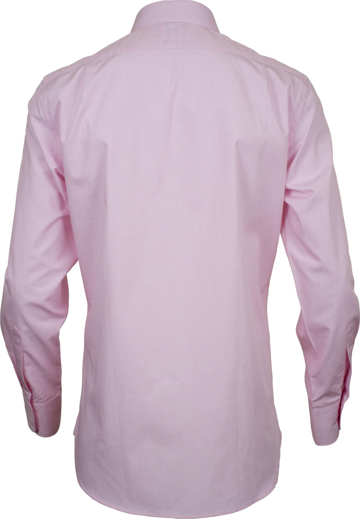 slim fit solid pink business shirts back